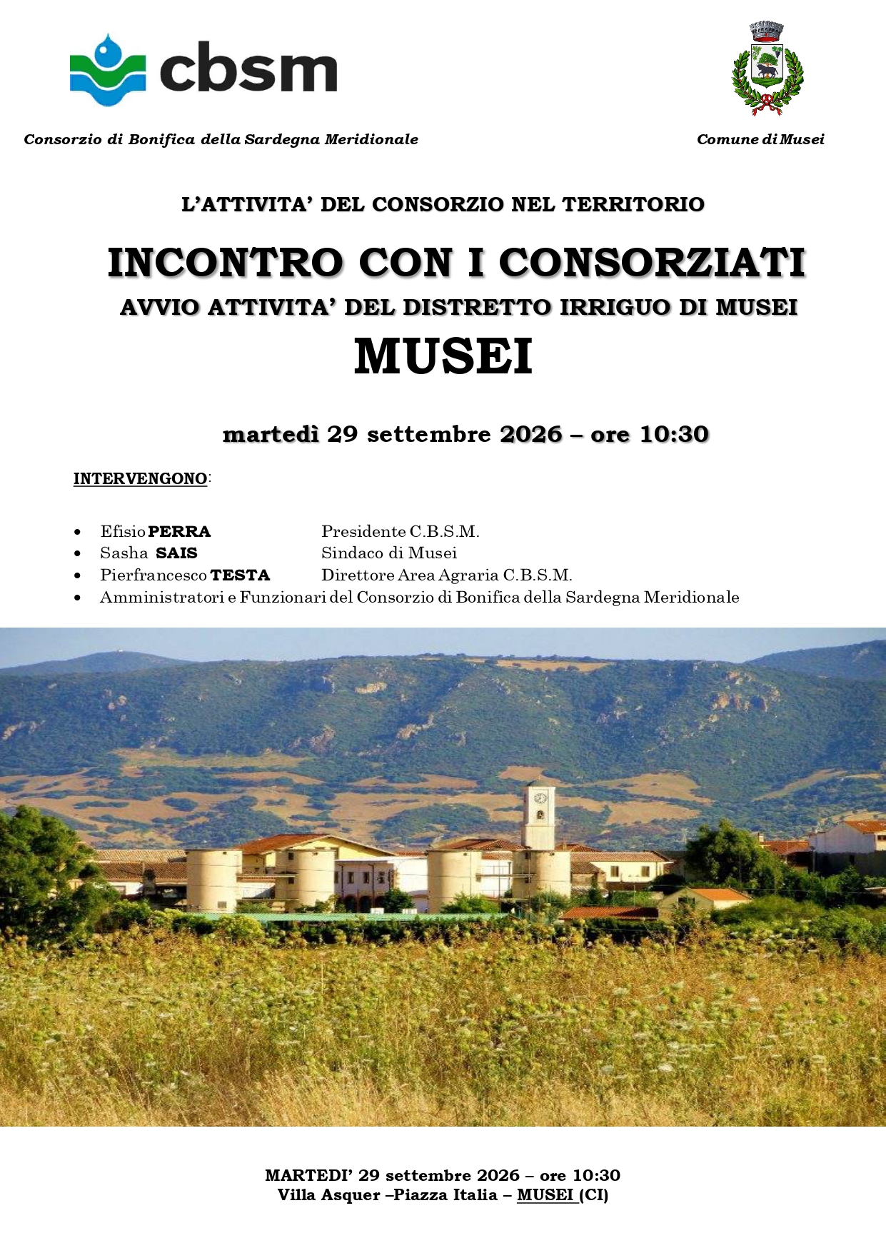locandina INCONTRO CON IL TERRITORIO Musei page 0001